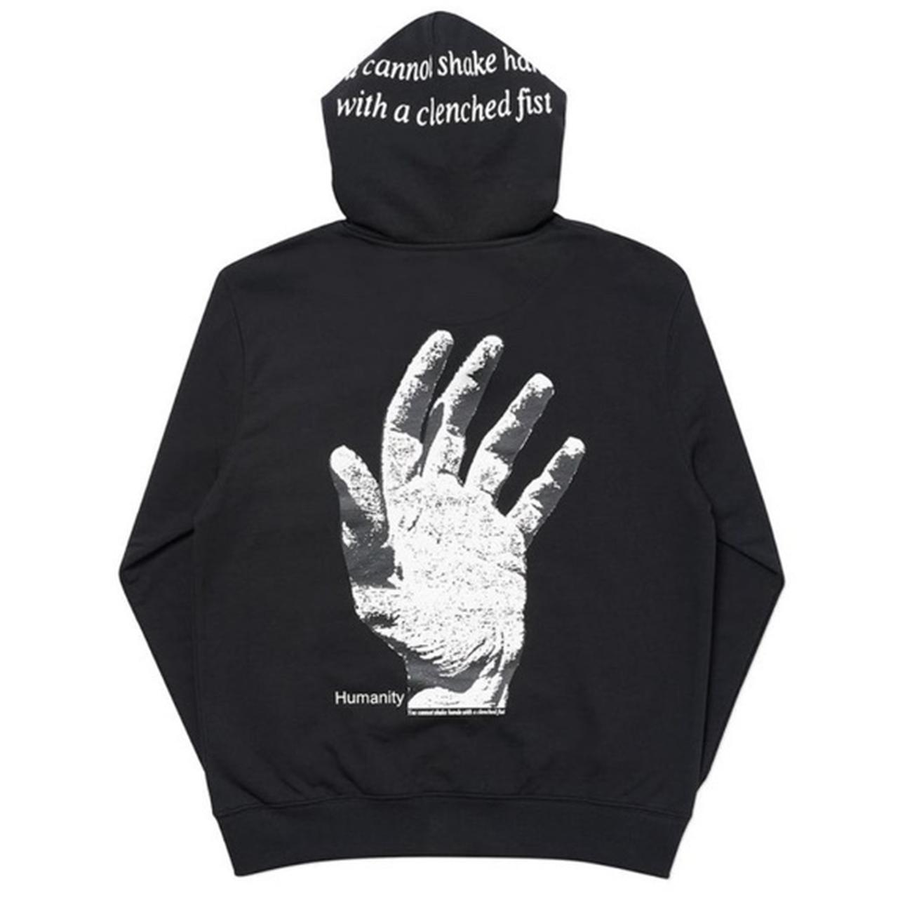 PALACE × ANARCHIC ADJUSTMENT パーカー Palace x Anarchic Adjustment Humanity Hoodie Brand | Depop