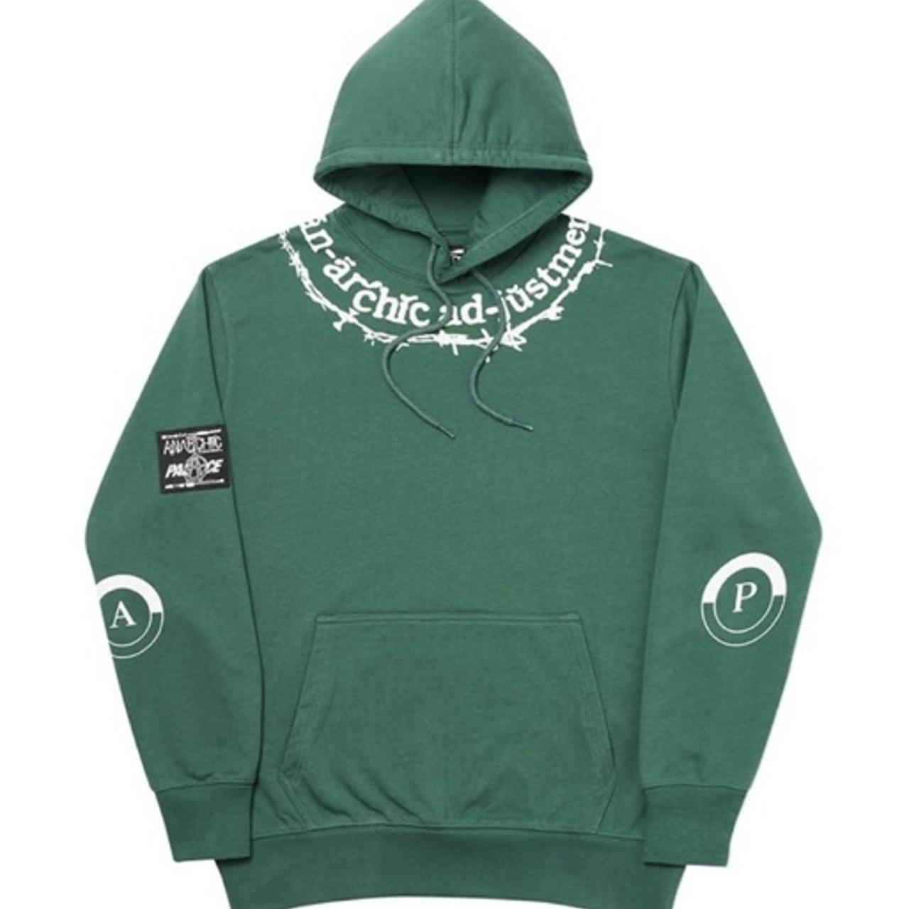Palace x Anarchic Adjustment Humanity Hoodie Brand | Depop