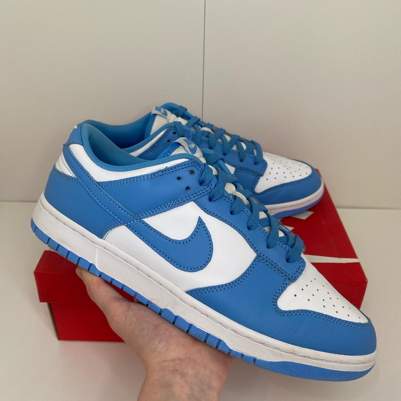 Nike Dunk Low UNC 🌐 Amazing condition, worn... - Depop