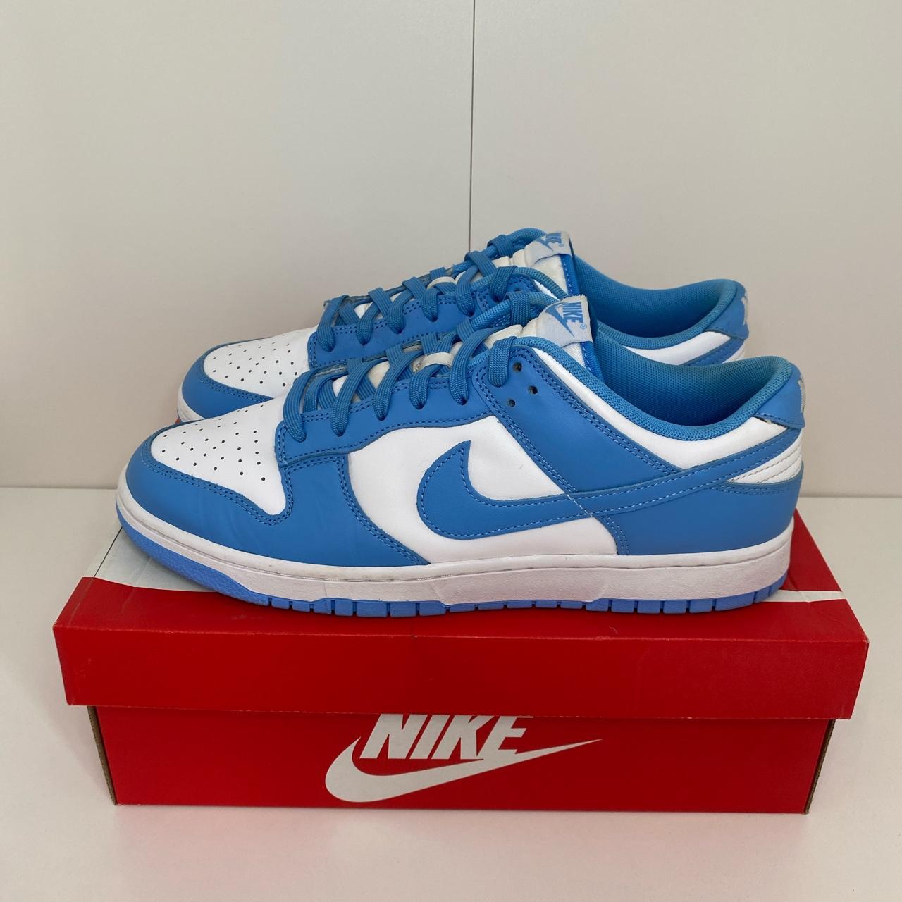 Nike Dunk Low UNC 🌐 Amazing condition, worn... - Depop