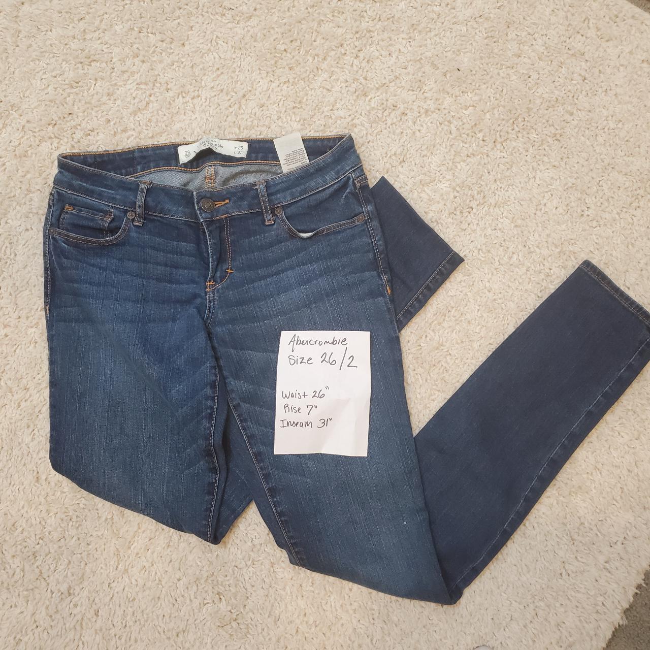 Abercrombie and Fitch Low Rise Stretch Skinny... Depop