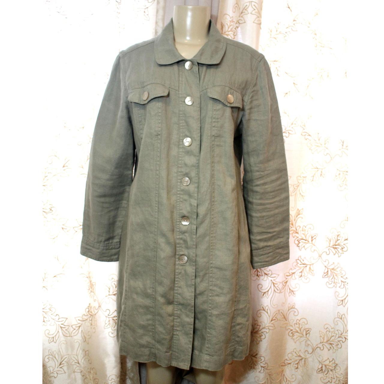 J. Jill Denim Military Duster