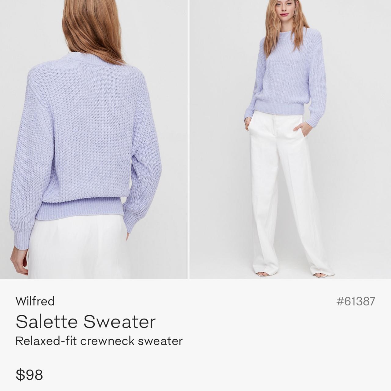 ARITZIA Wilfred Salette Sweater Colour Avorio