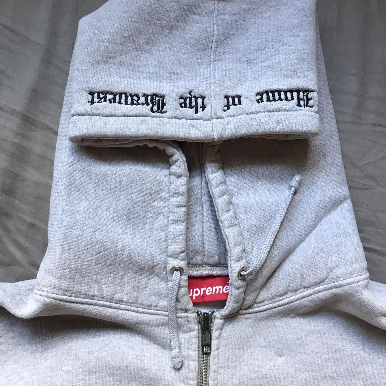 【オンライン限定商品】  New Hoodie Zip Supreme York Depop | brave” the of “home トップス