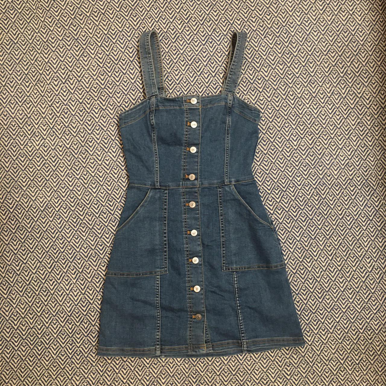 divided denim dress