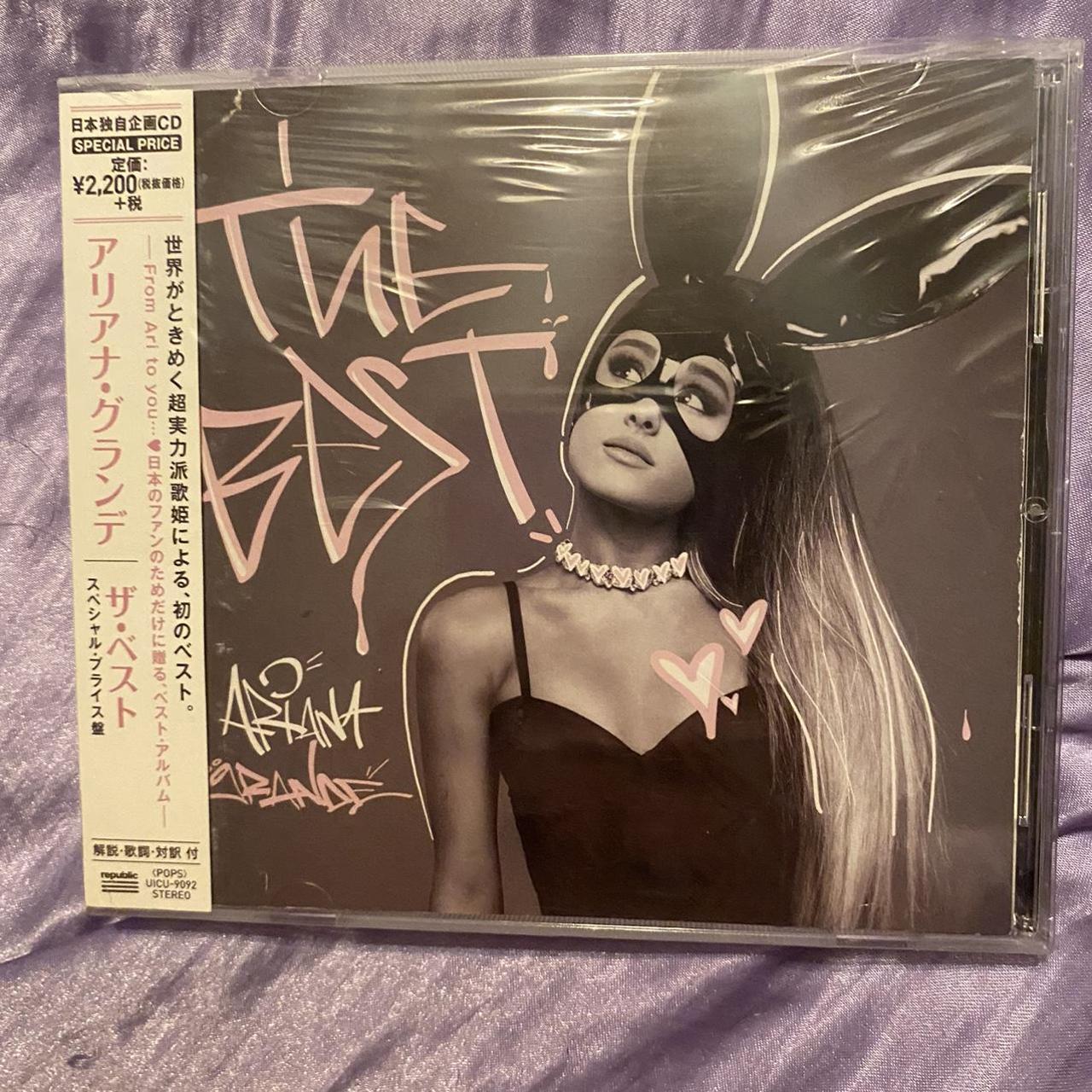 Hard copy of ‘The Best’ by Ariana Grande, an album...