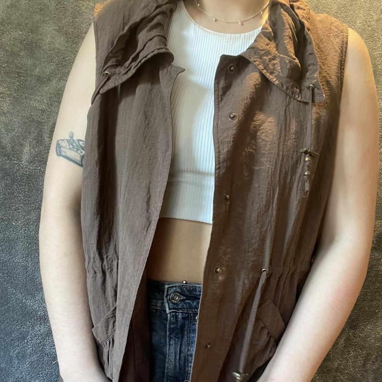 Product Image 2 - Women’s Vintage Oversized Brown Vest

Worn