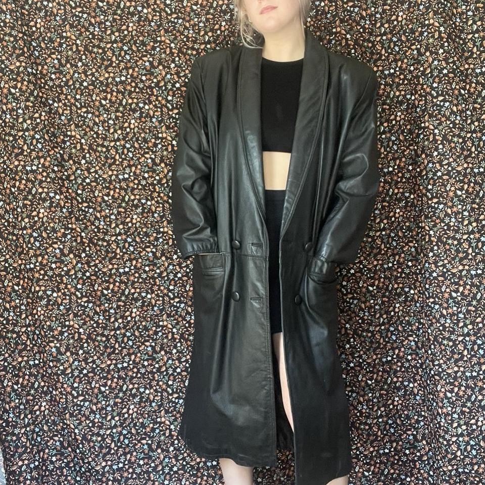 g iii leather trench coat