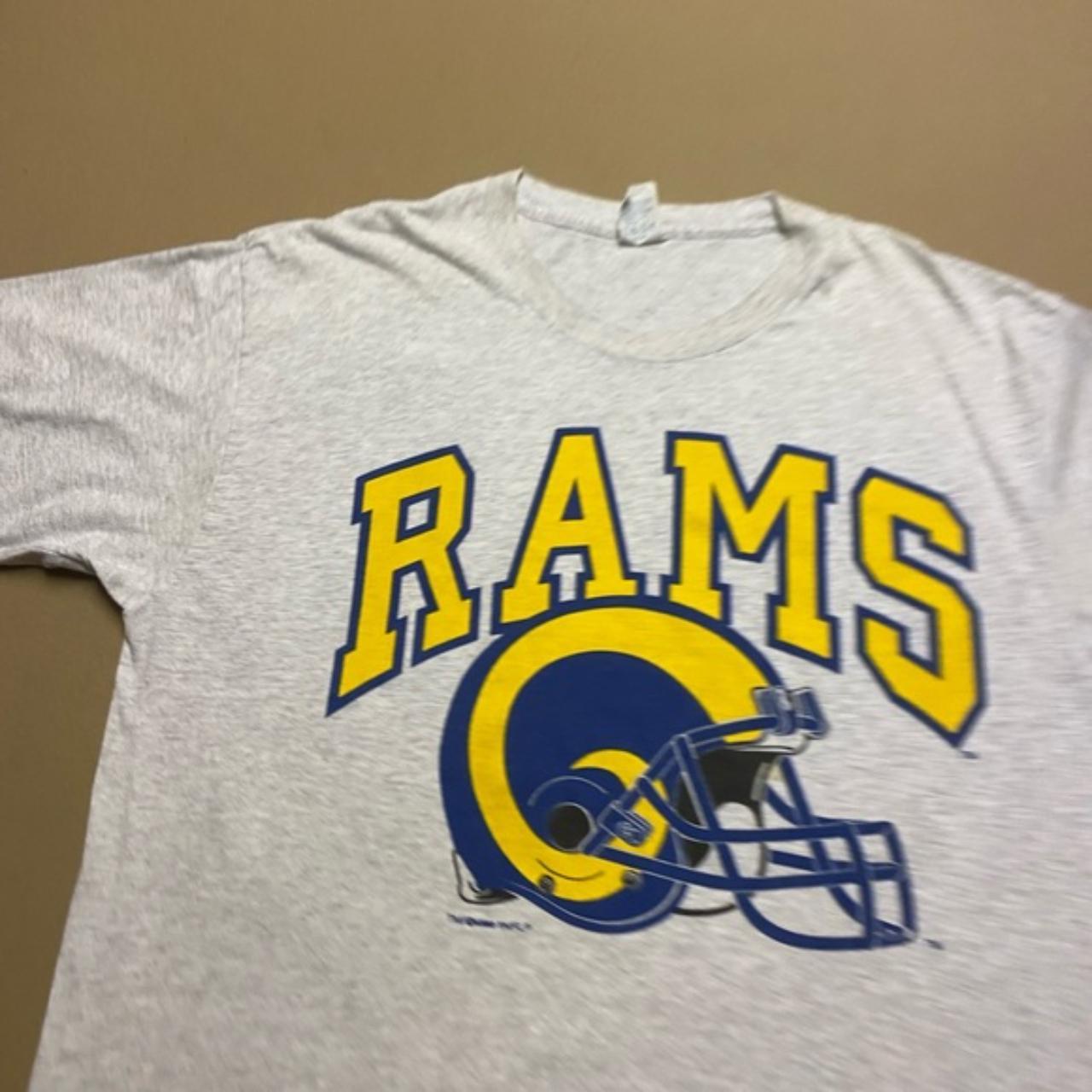 Vintage St. Louis Rams t shirt tagged size XL  - Depop