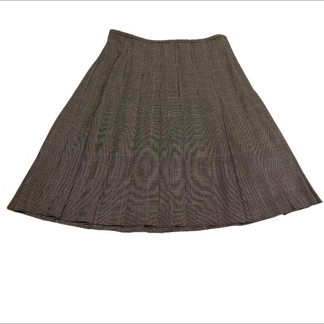 Vintage high rise pleated skirt ♡ This is a... - Depop