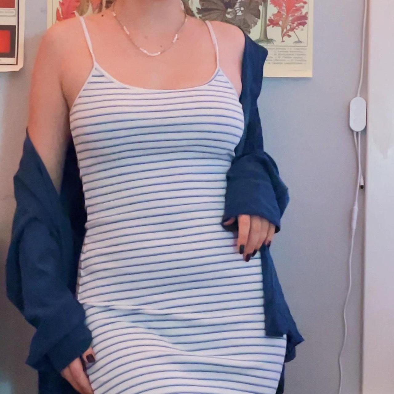 brandy melville striped bodycon dress