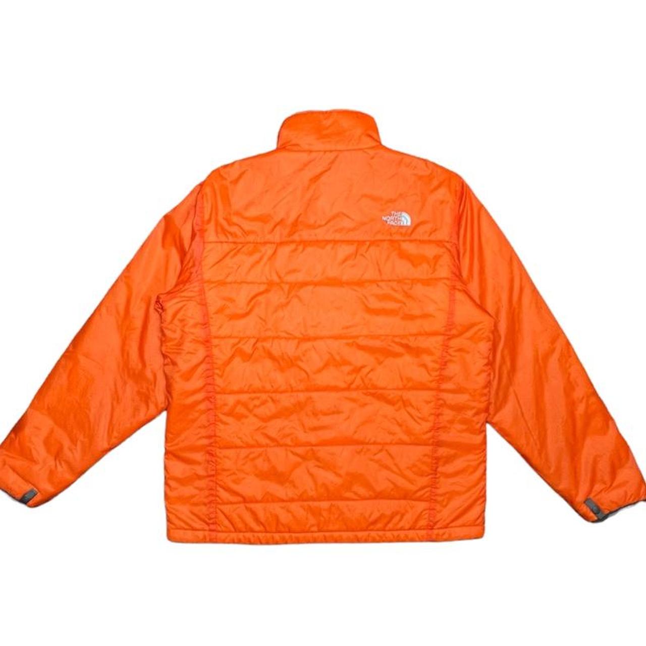 Orange The North Face Puffer Jacket - Lightweight... - Depop