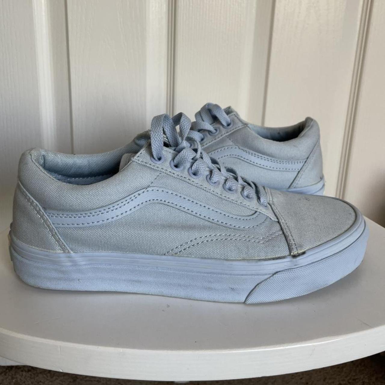 vans old skool mono sky blue