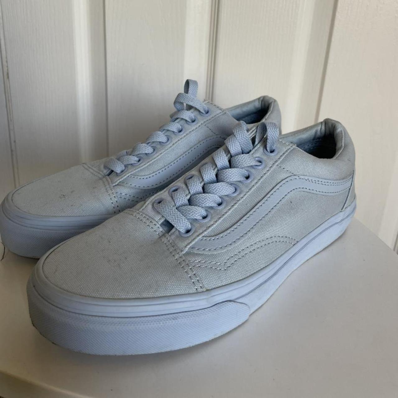 vans old skool mono sky blue