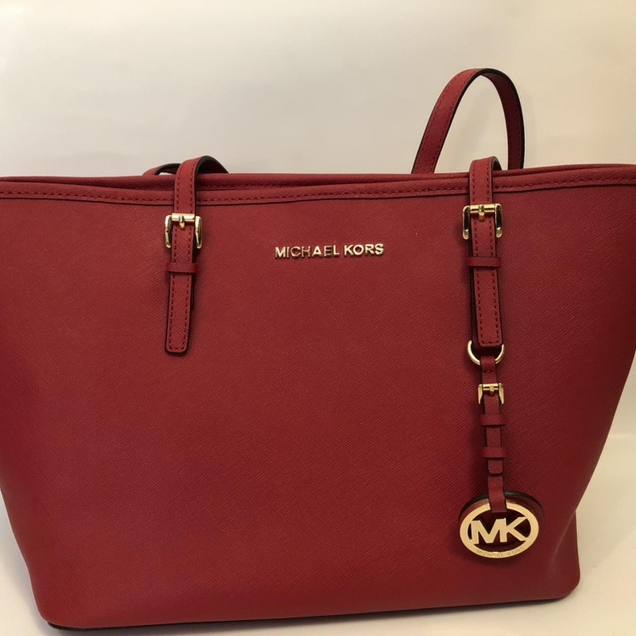 Michael kors best sale tote bag red