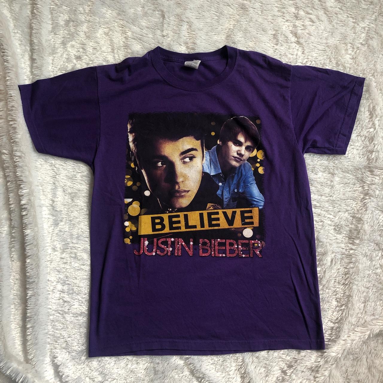 Justin Bieber Believe tour 2012-13 Tシャツ Justin Bieber Believe Tour 2012 2013 T Shirt Size Small