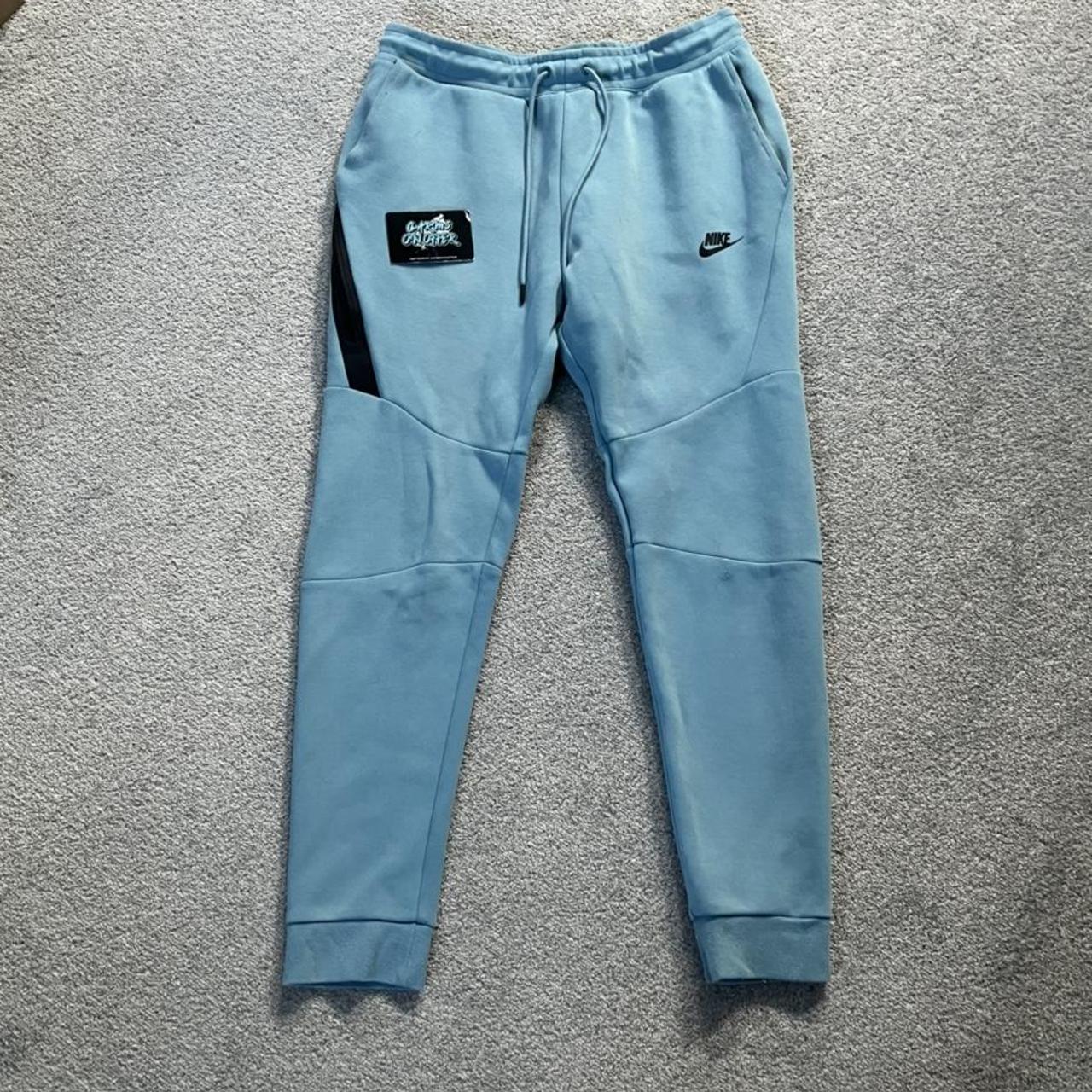 nike tech fleece cerulean blue