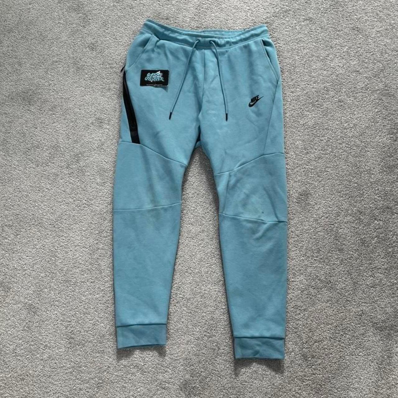 nike tech fleece cerulean blue