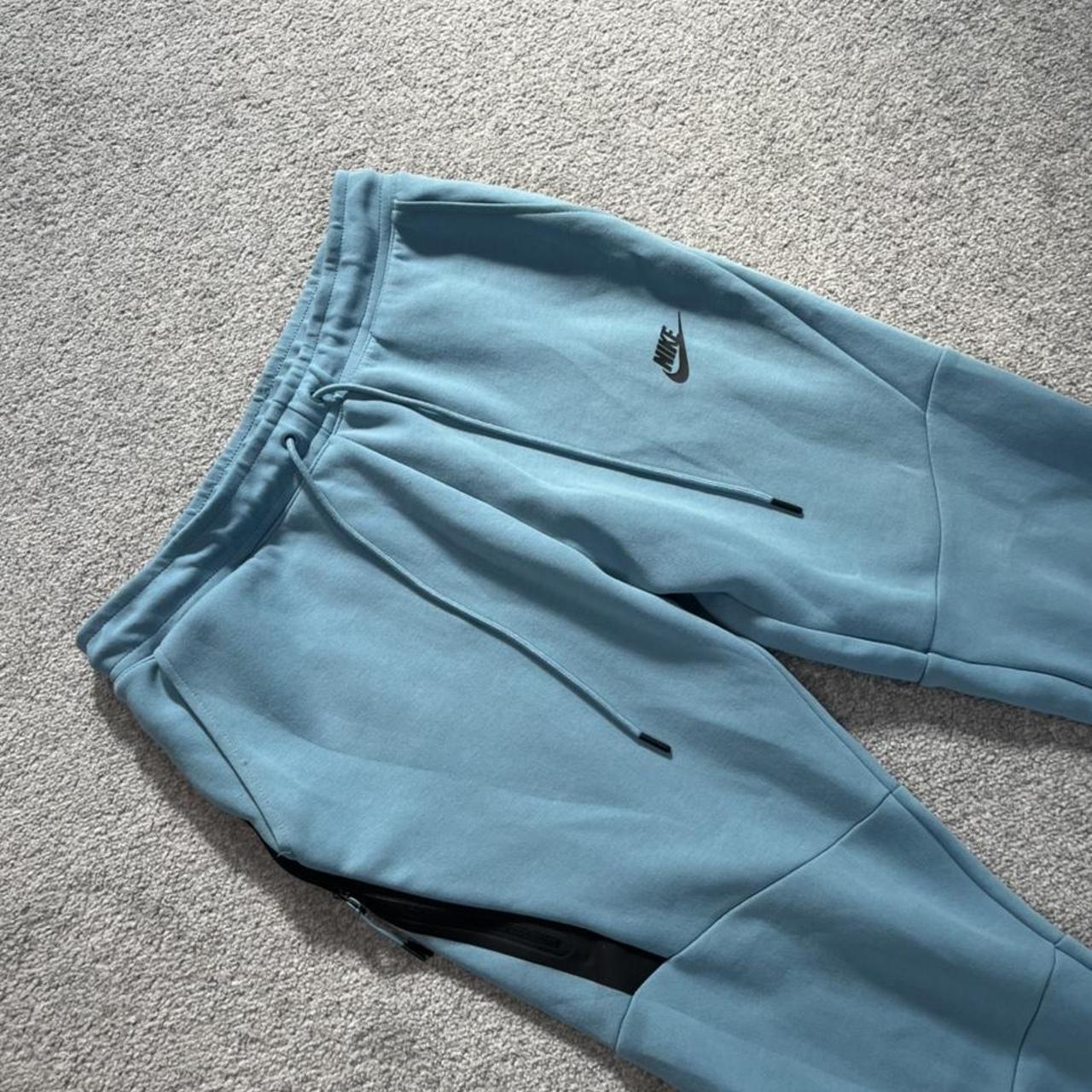 nike tech fleece cerulean blue