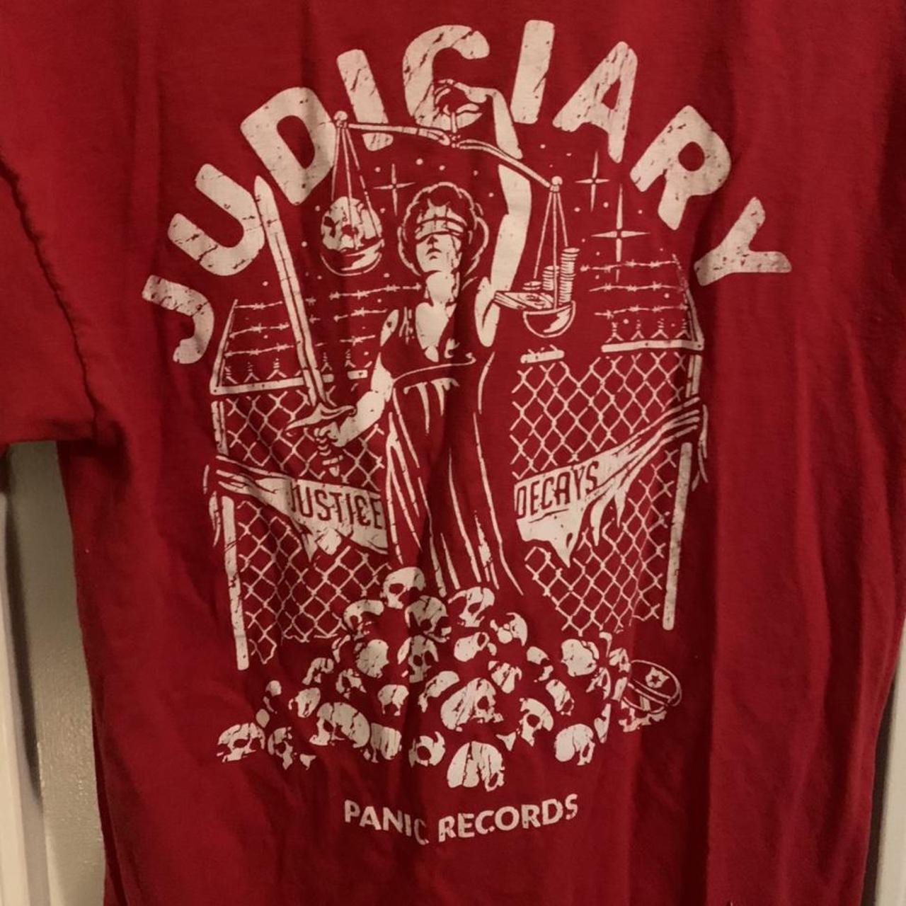 JUDICIARY BAND SHIRT. This band rips but i’d love to... - Depop