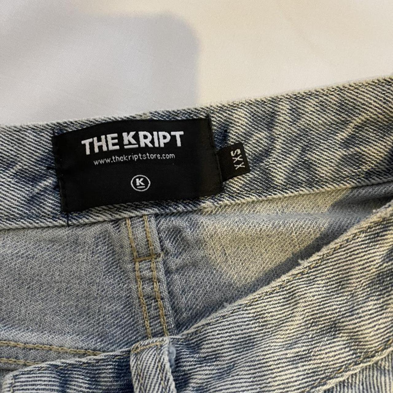 THE KRIPT high rise ripped jeans. Only worn once... Depop