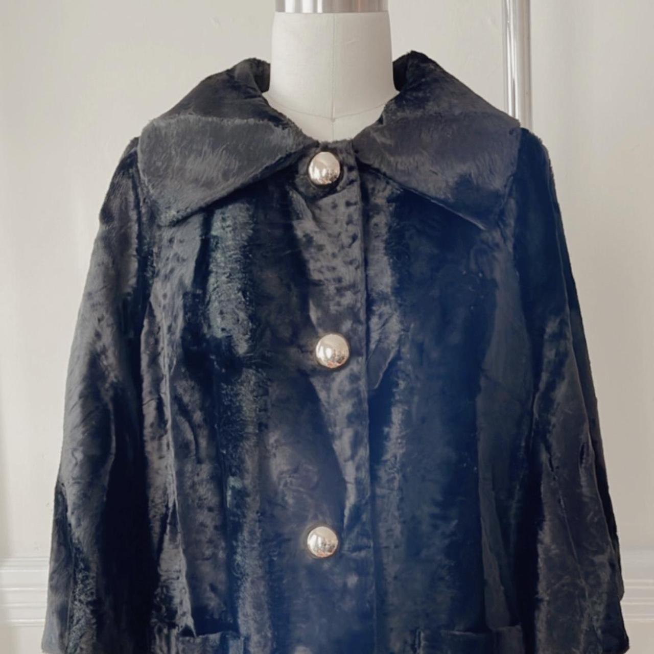 Milly Women's Black Coat Depop