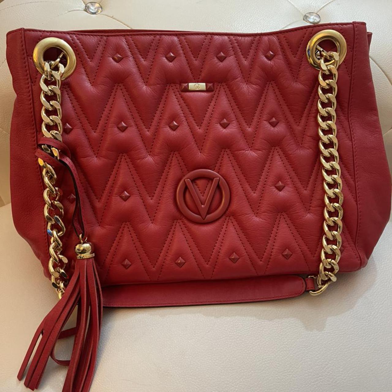 Mario Valentino - Authenticated Handbag - Synthetic Red Plain for Women, Very Good Condition