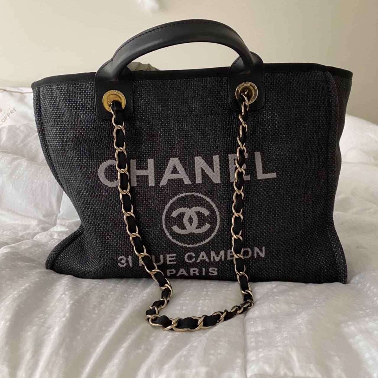 Chanel deauville tote 2019 hotsell