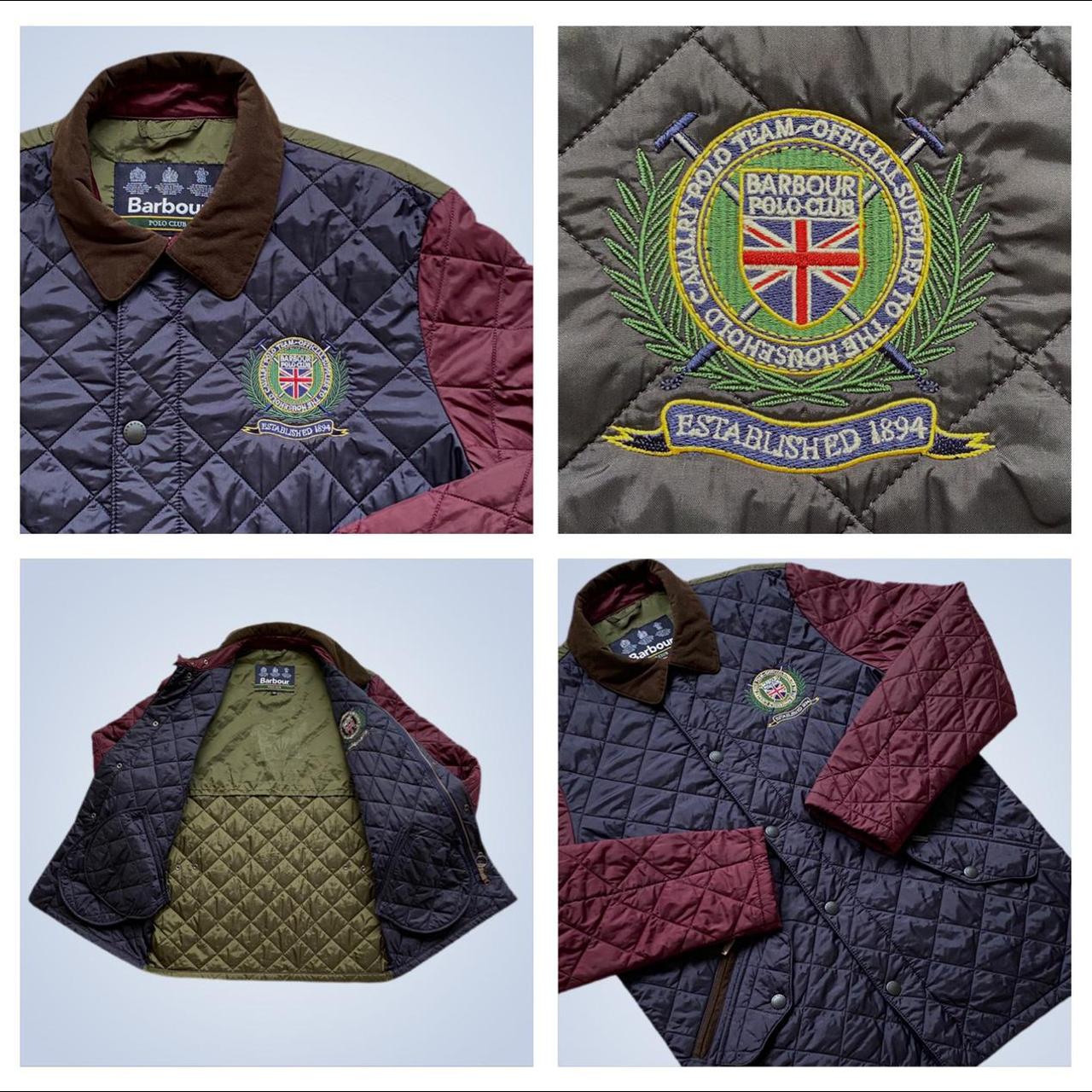 barbour polo club quilted jacket