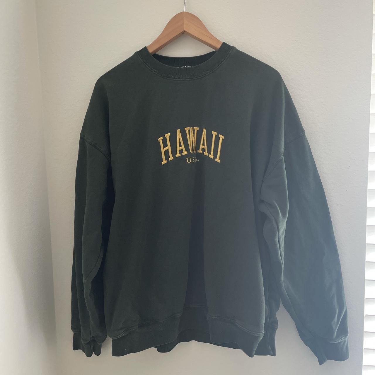 brandy melville hawaii sweatshirt erica ulzzang korean vintage retro  pullover