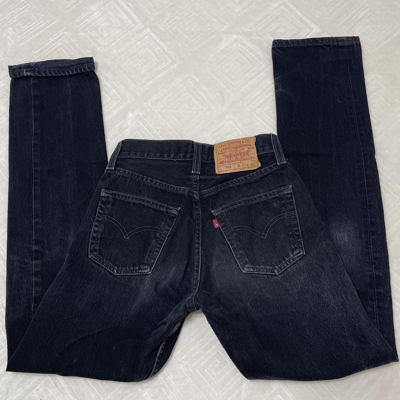 Levis 501 2024 black vintage