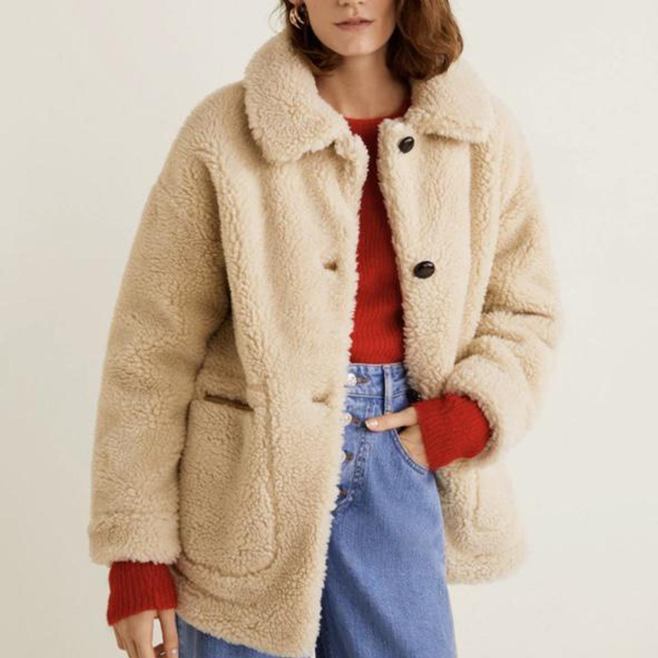 mango teddy jacket