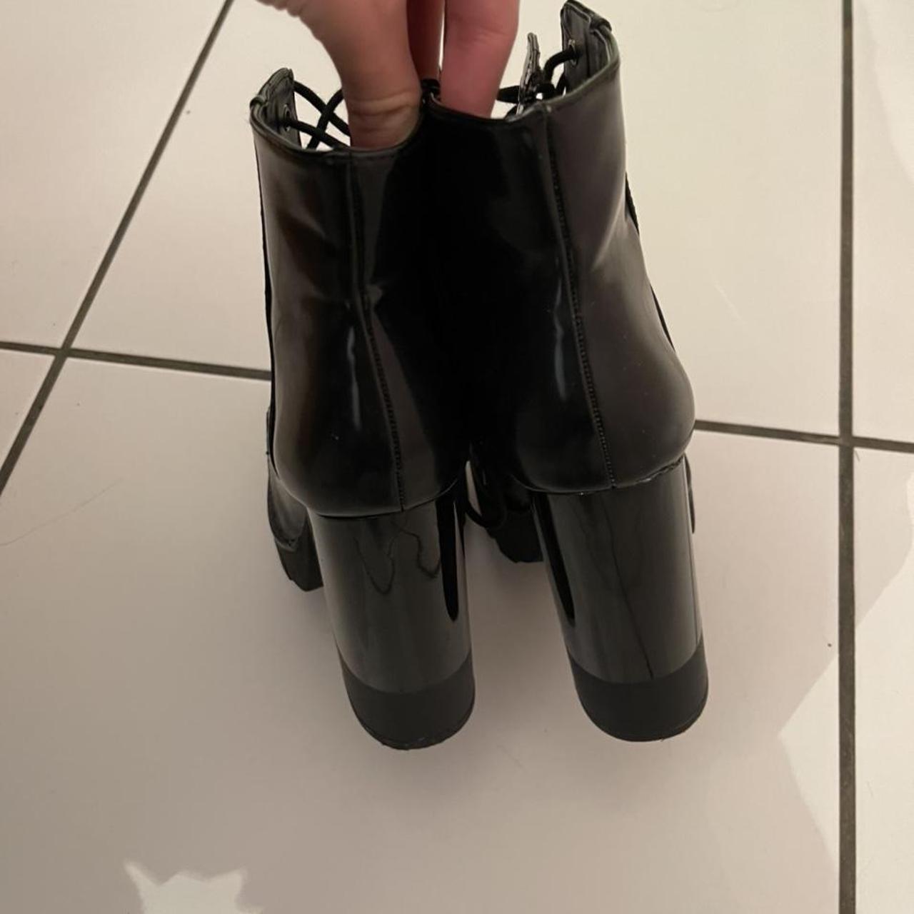 Zara Women's Black Boots | Depop