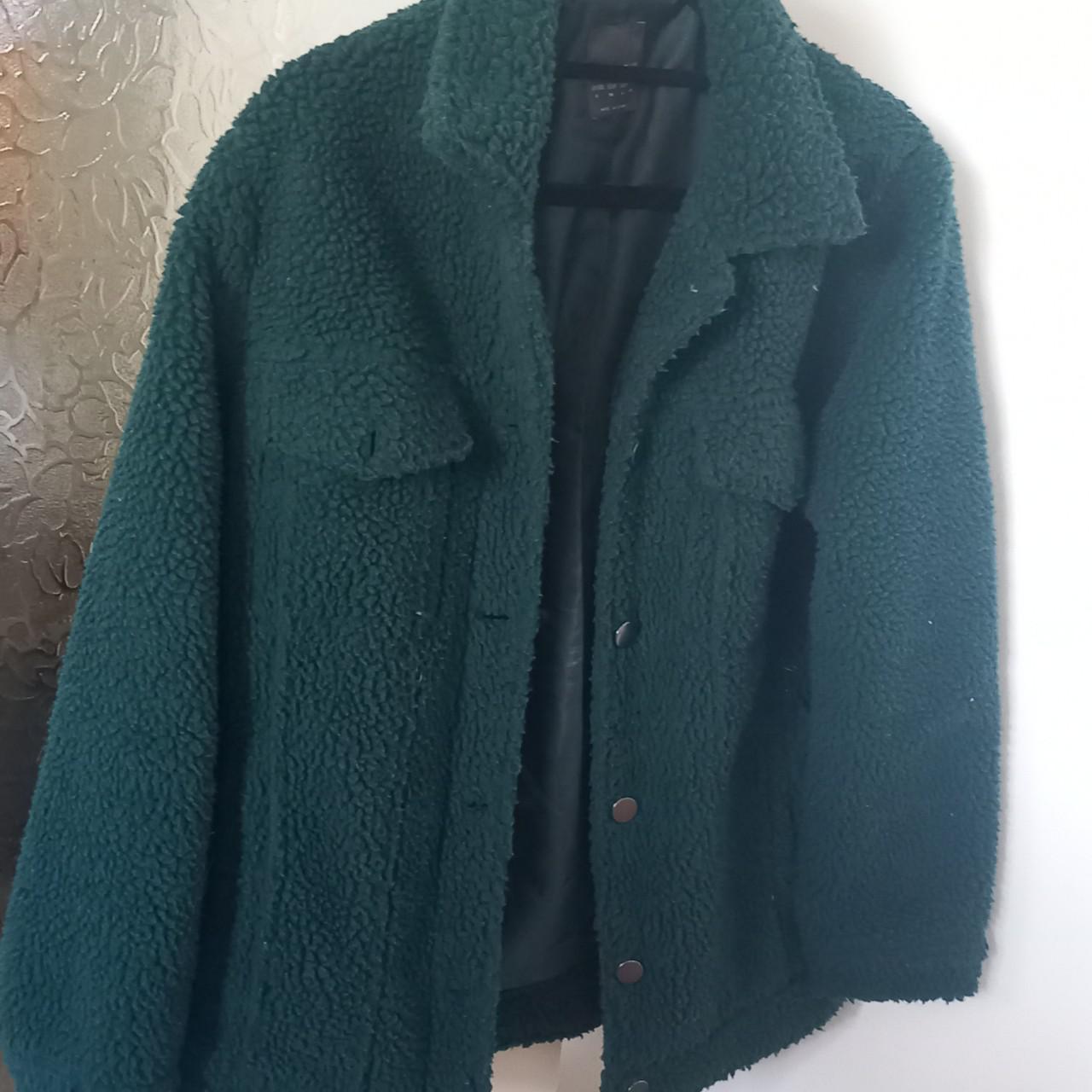 Primark Women's Green Coat | Depop