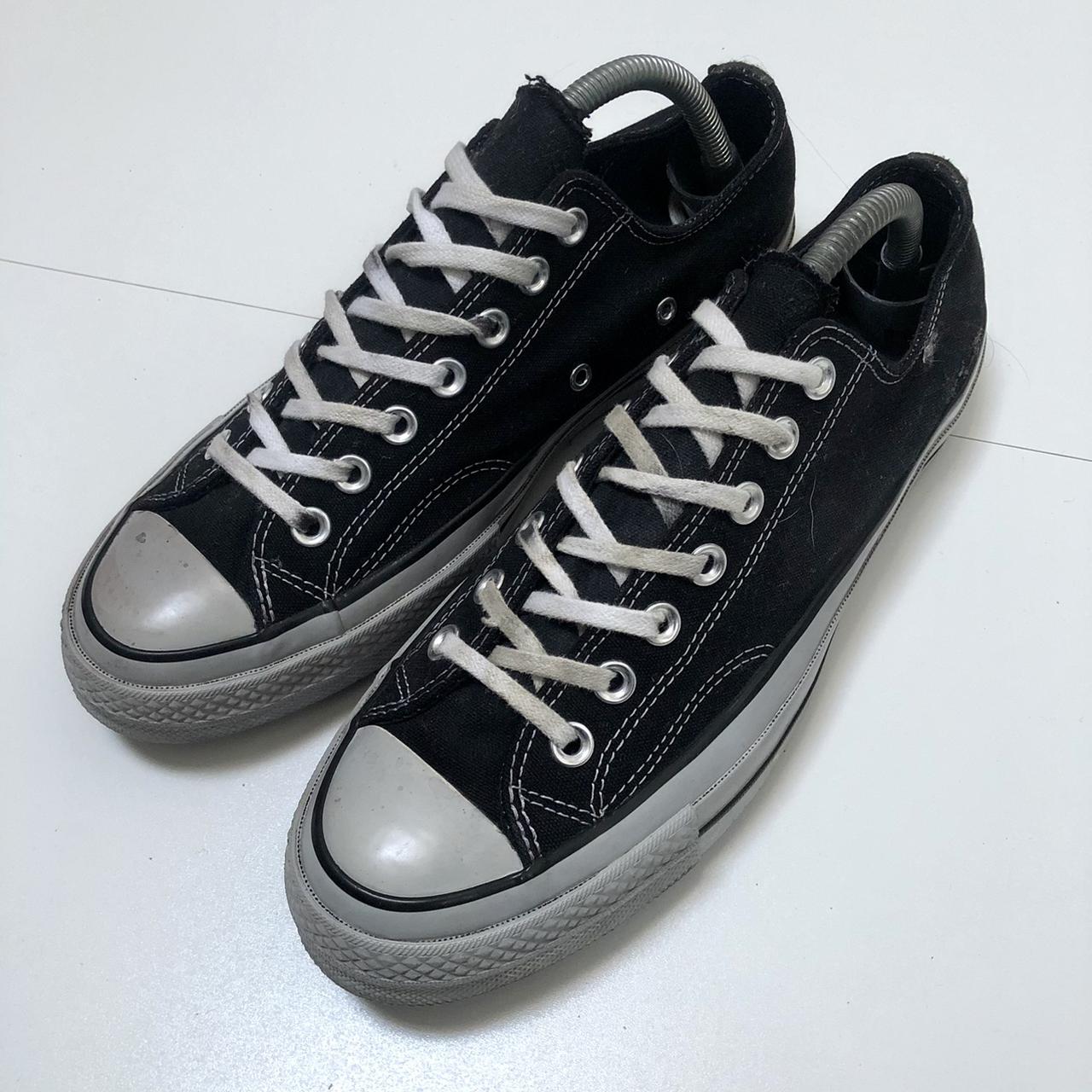 Black dyed Converse (higher quality) OG 70’s... - Depop