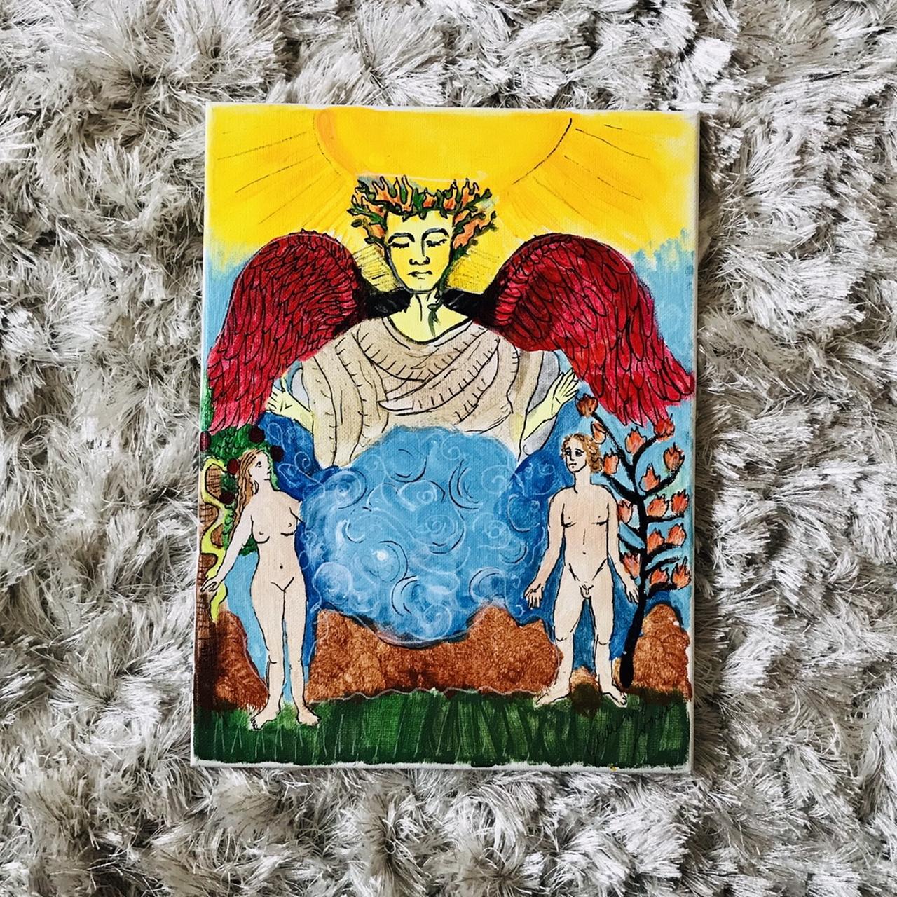 ⚜️Tarot card The lovers (Los enamorados)keychain, - Depop