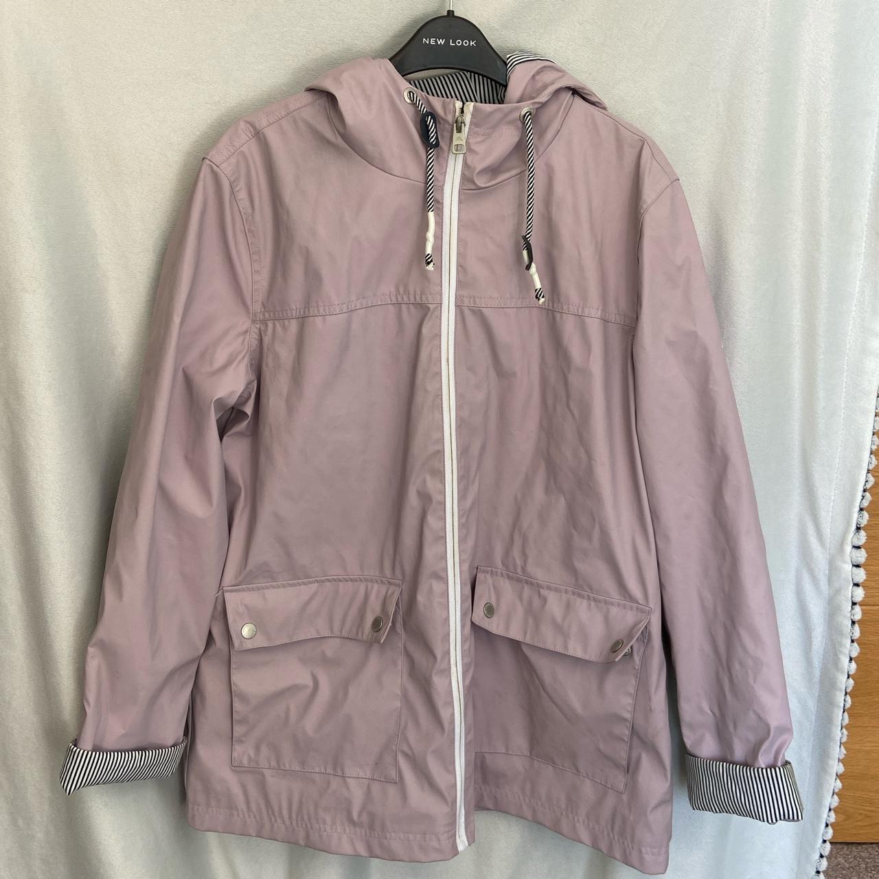 Súper cute lilac raincoat. Perfect lightweight coat... - Depop