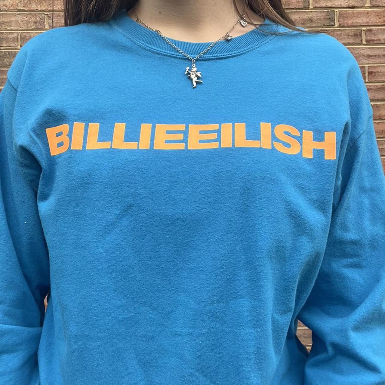 billie eilish shirt blue