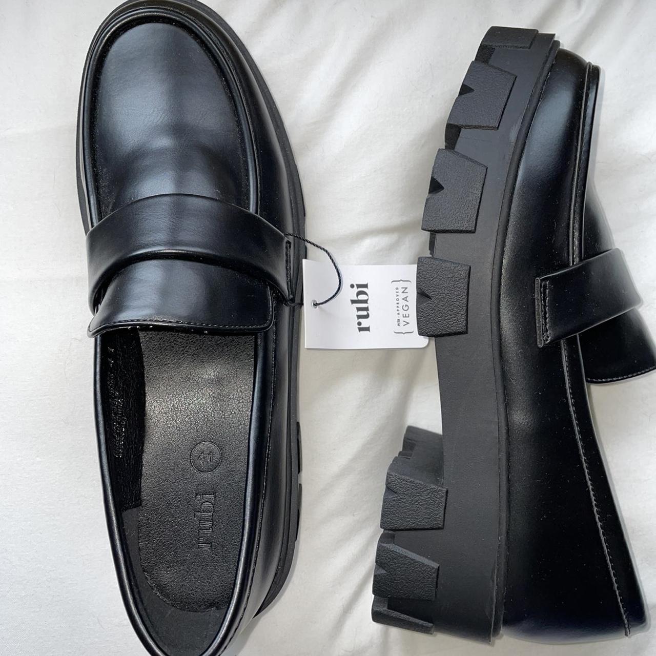 Cotton On Women's Black Loafers Depop