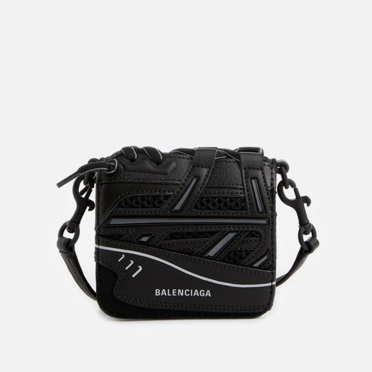 Balenciaga sneakerhead cardholder black micro bag... - Depop