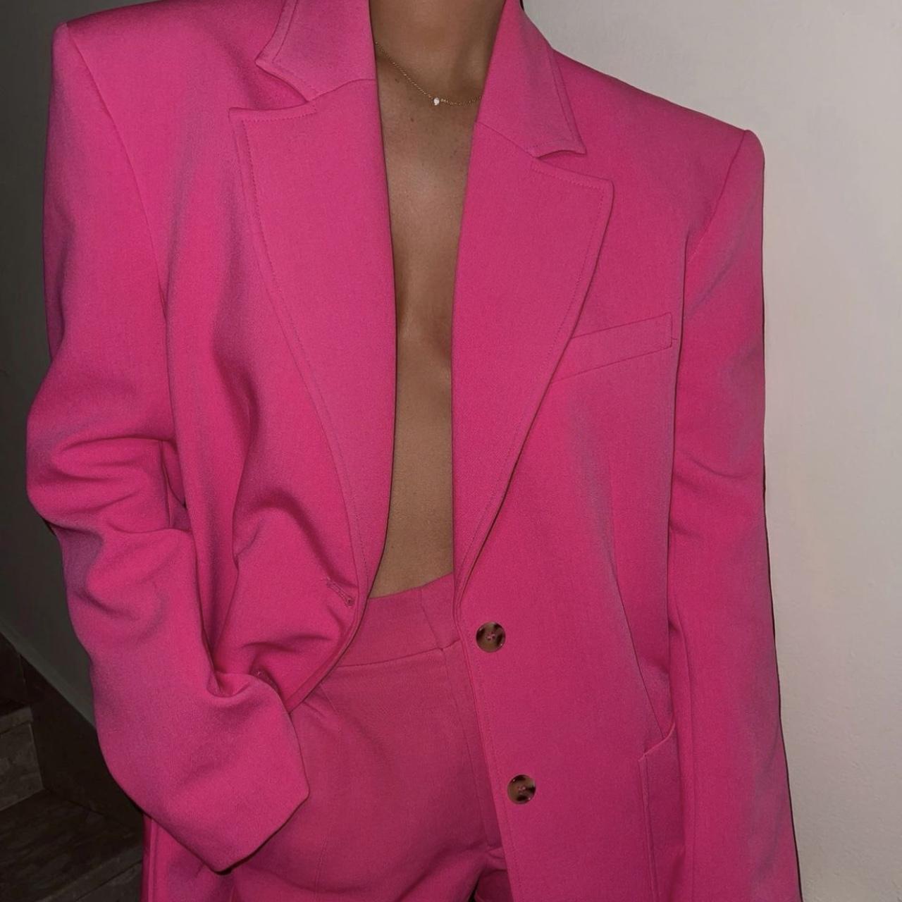 Zara pink blazer with tag on Size M Price 70£ Depop