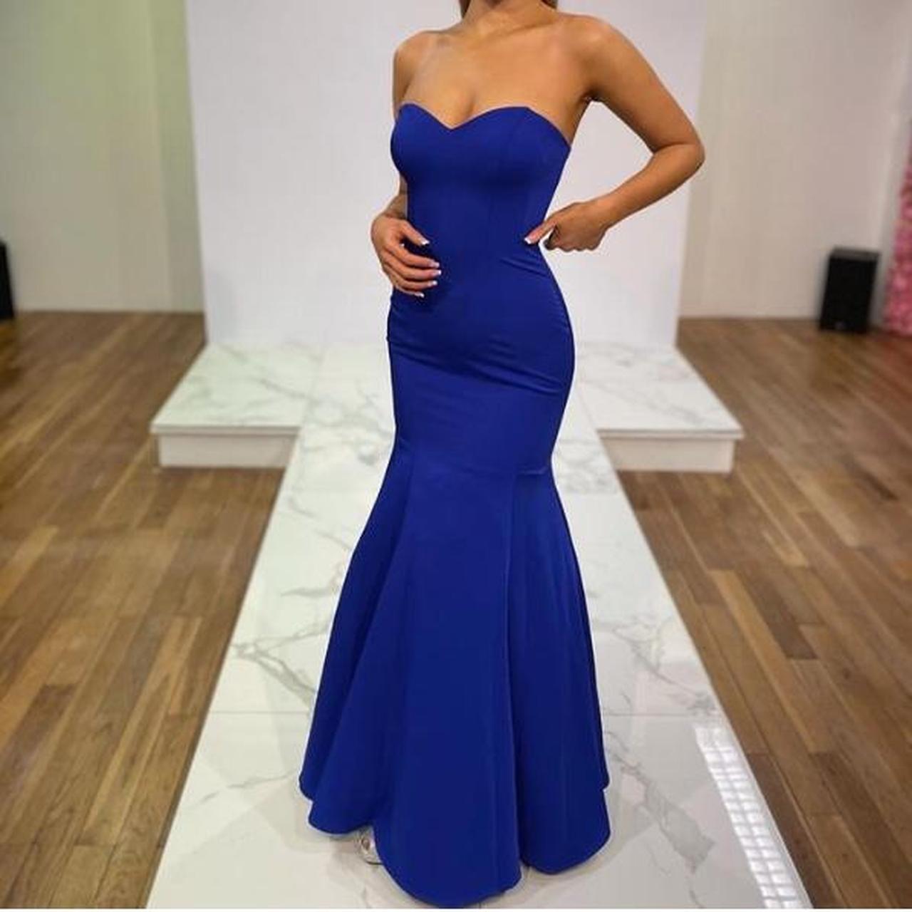 Royal blue debs outlet dress