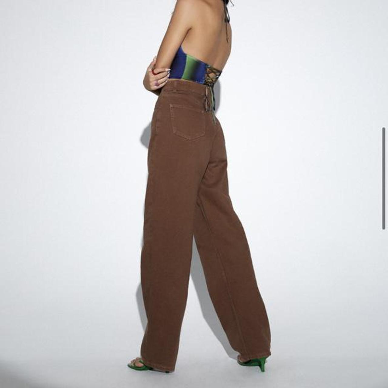 Olivia Neill X Motel Rocks rich brown parallel jeans... Depop