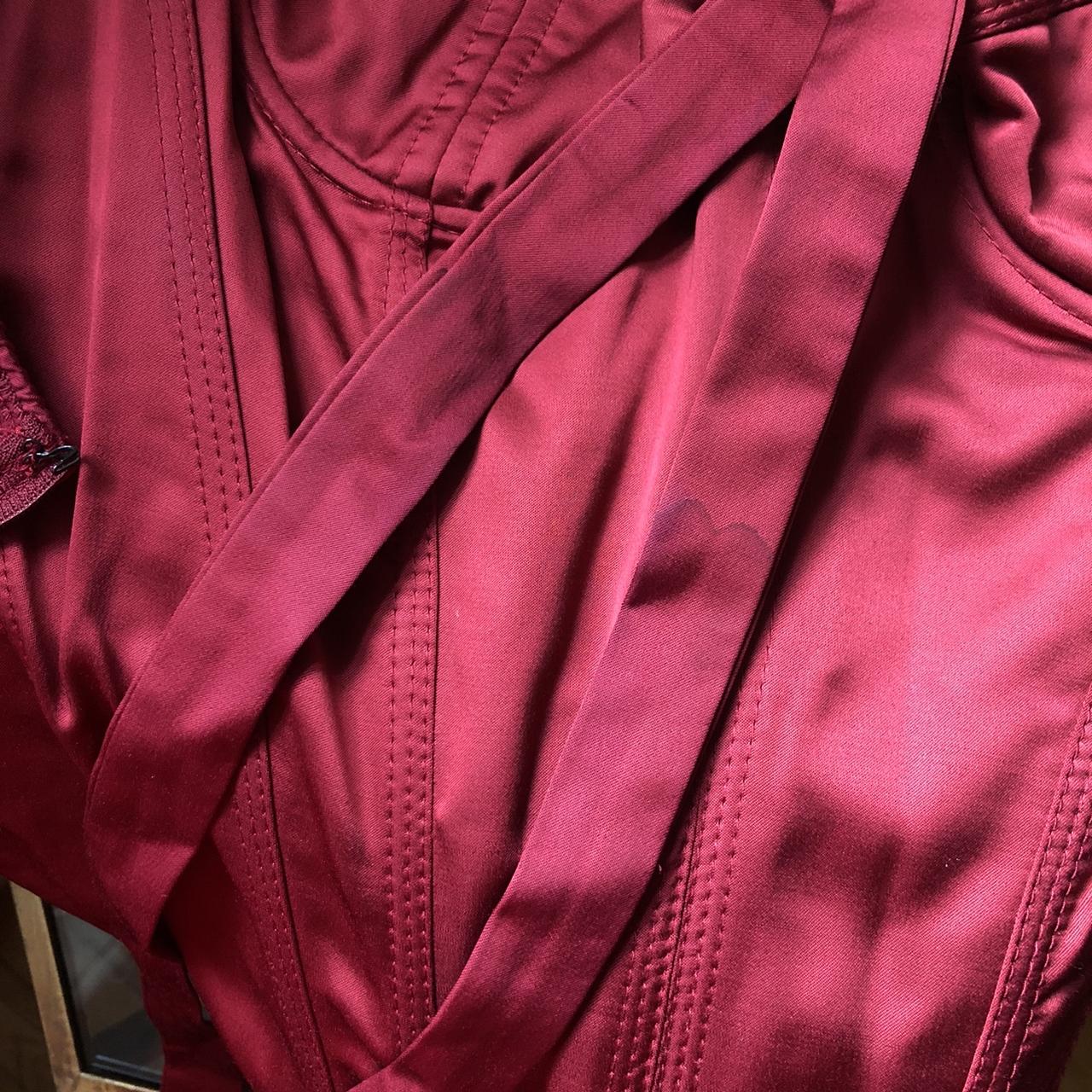 🍷 Wine Red Corset Top🍷 •boning •strapless •self tie... Depop