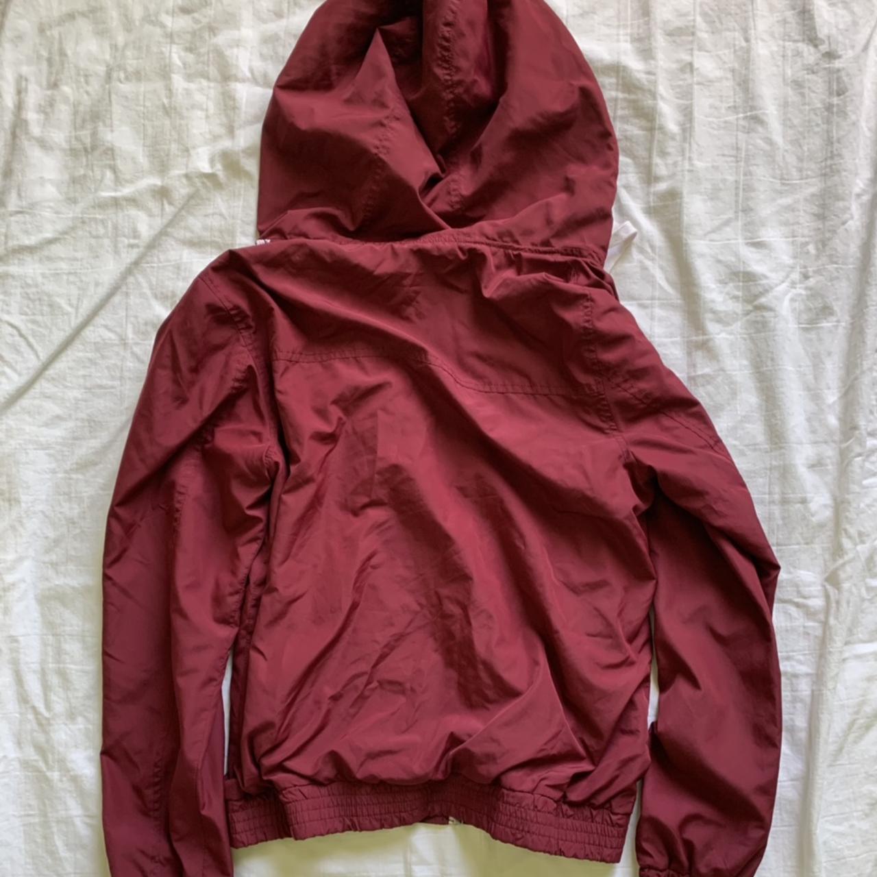 Zumiez Women's Burgundy and Red Coat Depop