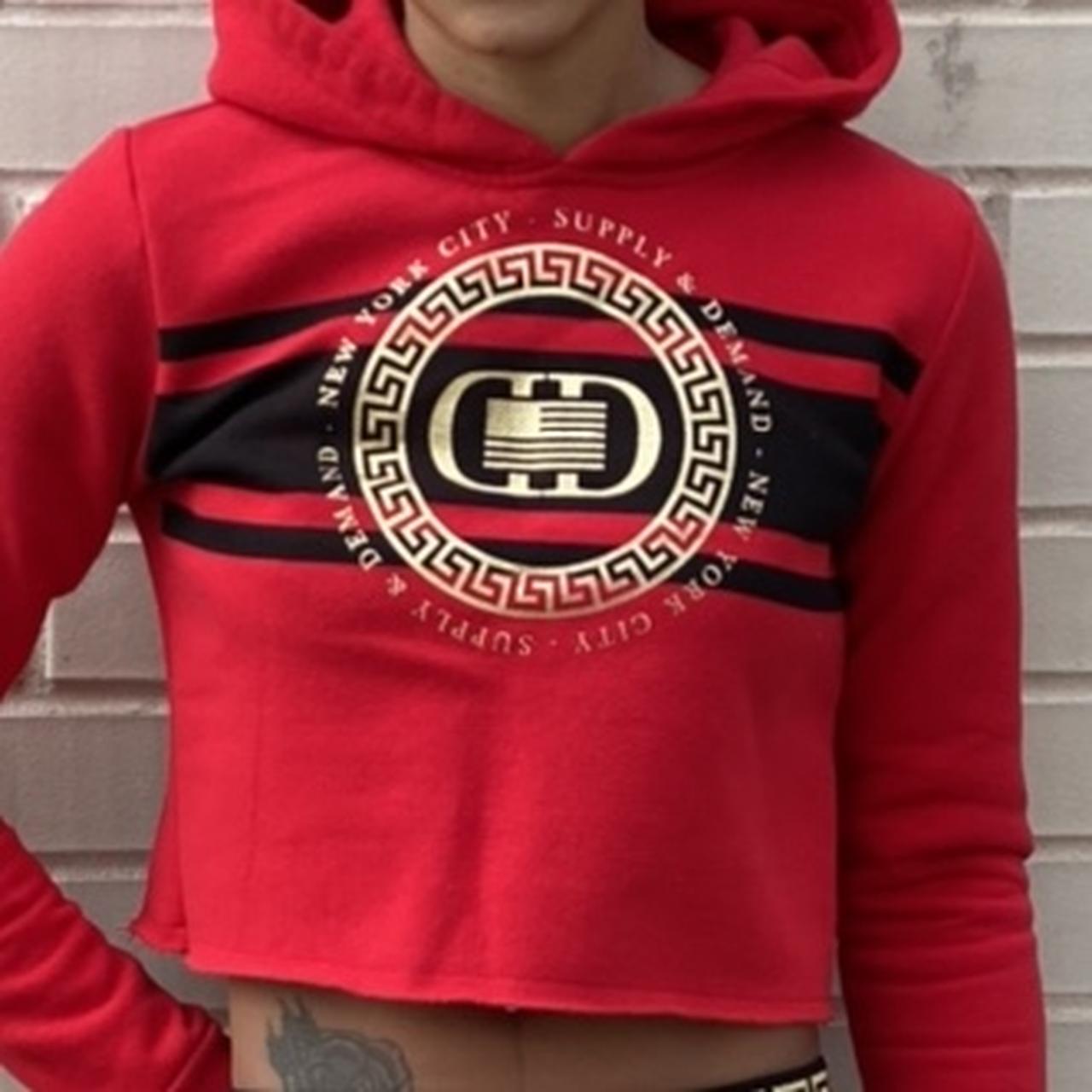 Red supply and store demand tracksuit