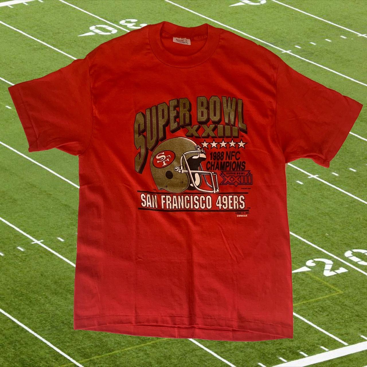 VINTAGE NFL SAN FRANCISCO 49ERS SUPER BOWL CHAMPS 1988 TEE SHIRT