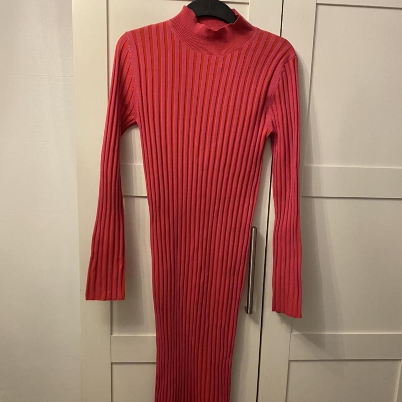 Zara Women's Pink Dress Depop