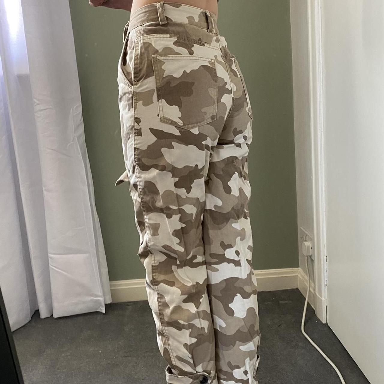 Buy Ginger by Lifestyle Grey Camouflage Pants for Women Online  Tata CLiQ