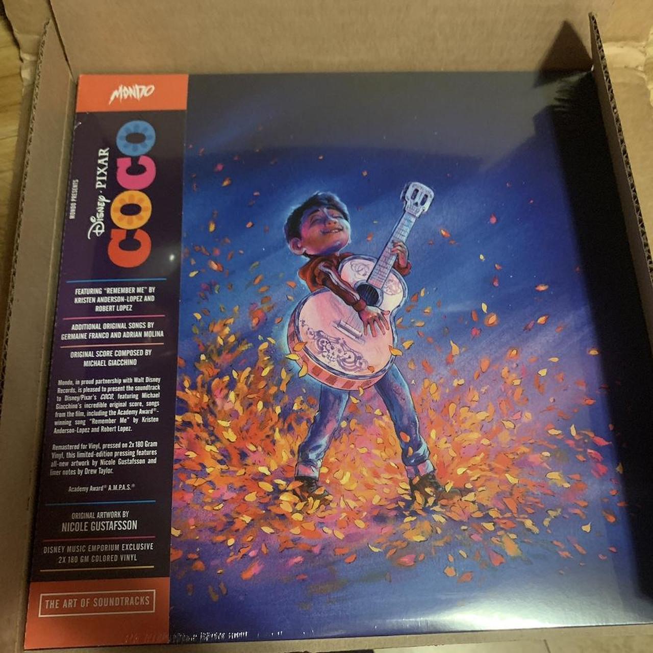 Disney Coco Mondo Orange Splatter hotsell vinyl